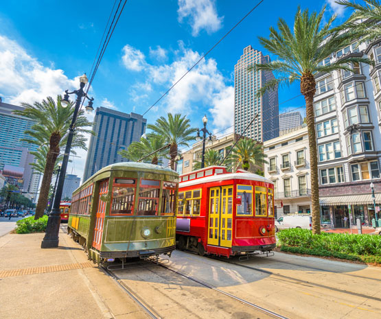 street cars in new orleans