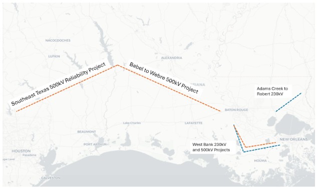 MISO South Lines MTEP December 2025